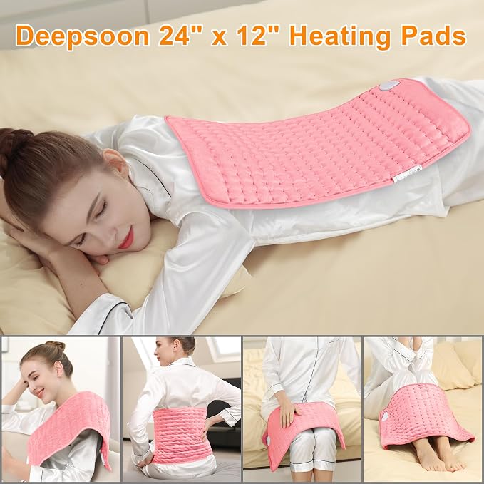 Deepsoon Heating Pad, Electric Heating Pads - Image 2