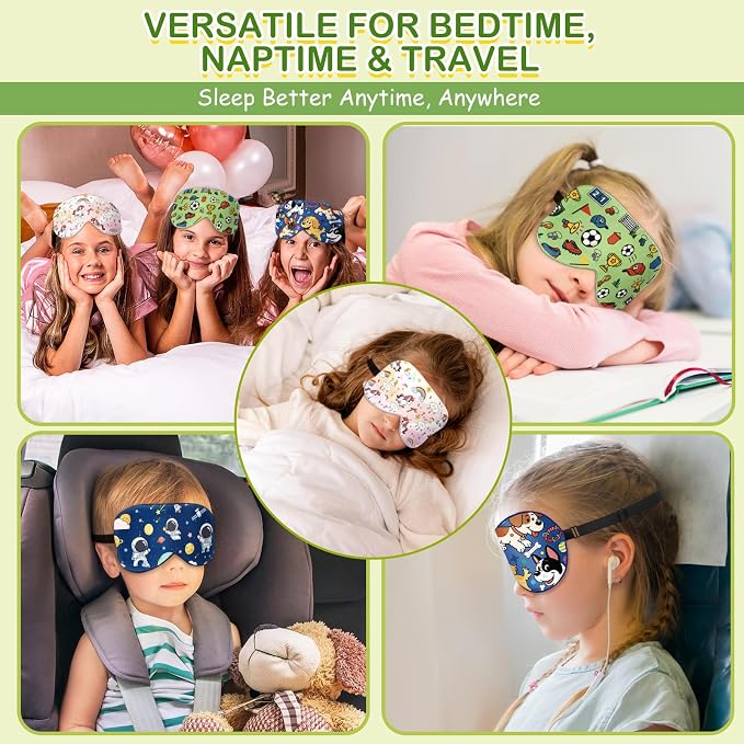 Kids Silk Sleep Mask: 100% Mulberry Silk Eye Mask - Image 7