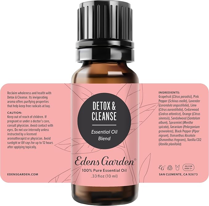 Edens Garden Detox & Cleanse Essential Oil Blend- 100% Pure Premium Grade - Image 9