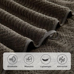 Ycosy 4 Pack Extra Large Microfiber Bath Towels Set, 35x70 inches, Less Lint - Image 9