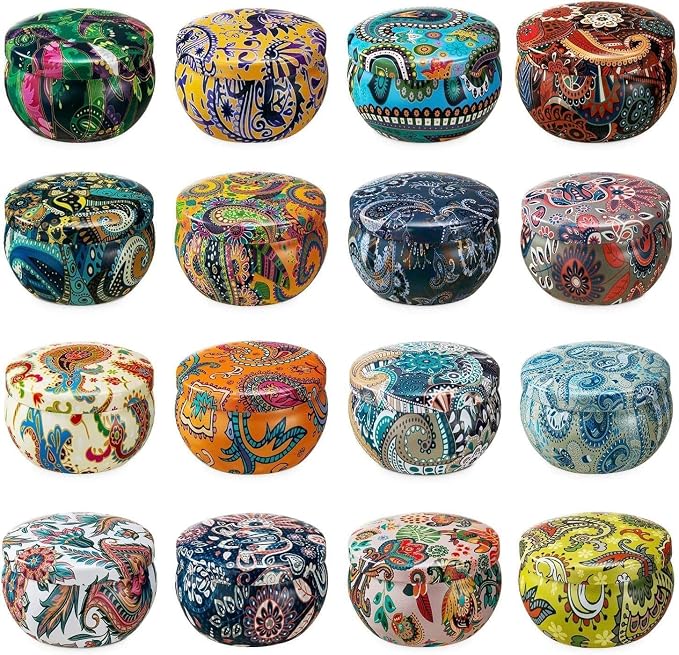Howemon Scented Candles Gift Set, Natural Soy Wax Portable Travel Tin - Image 3