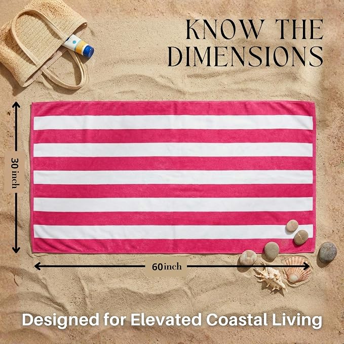 BolBom*S Beach Towels 6 Pack Large 30x60-100% Cotton Beach & Pool Towels Bulk - Image 9