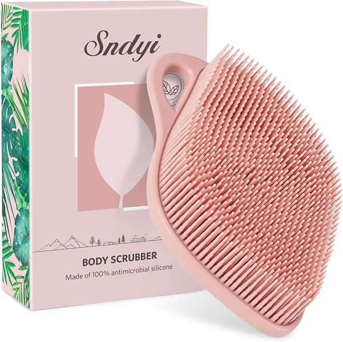 Sndyi Silicone Body Scrubber, Gentle Exfoliating Body Scrubber by Sndyi