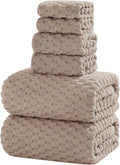 Extra Large Bath Towel Set of 6, Oversized Bath Sheet Super Soft Highly by NALIVO