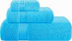 Belizzi Home Ultra Soft 3 Pack Cotton Towel Set, Contains a Bath Towel 28x55 by Unknown