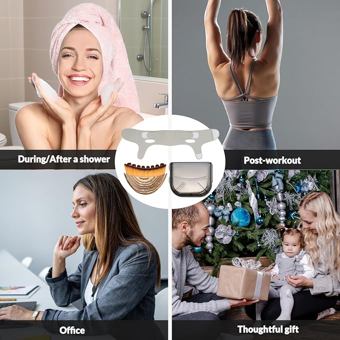 Lymphatic Contour Face Brush & V Line Lifting Mask, Chin Sculpting and Lifting - Image 7