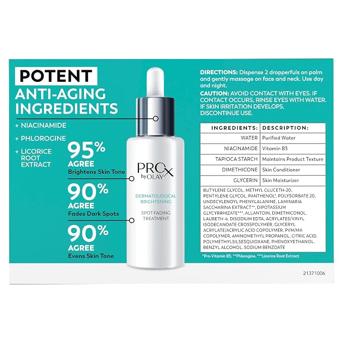 Olay Pro-X Dermatological Even Skin Tone Spot Fading Treatment Serum, 1.3 oz - Image 11