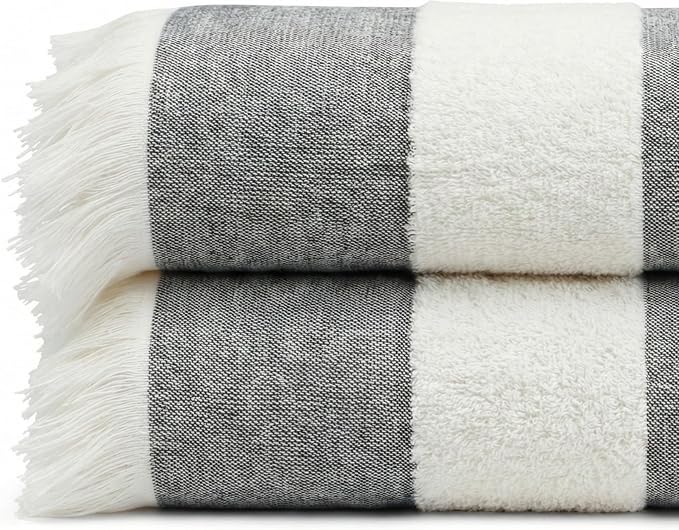 Lightweight Turkish Beach Towel by Black+%26+White+Brands