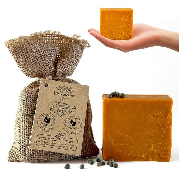 Dr.Ancient Wild Pistacia Bittim Soap Bar, Organic Soap Bars Handcrafted the by DrAncient