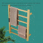 Electric Heated Towel Warmer Rack Gold Bathroom Accessories, - Image 6