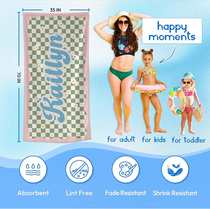 JML Personalized Beach Towel - Image 3