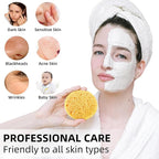 120-Count Compressed Facial Sponges|Kickleen 100% Natural Cellulose Cosmetic - Image 3