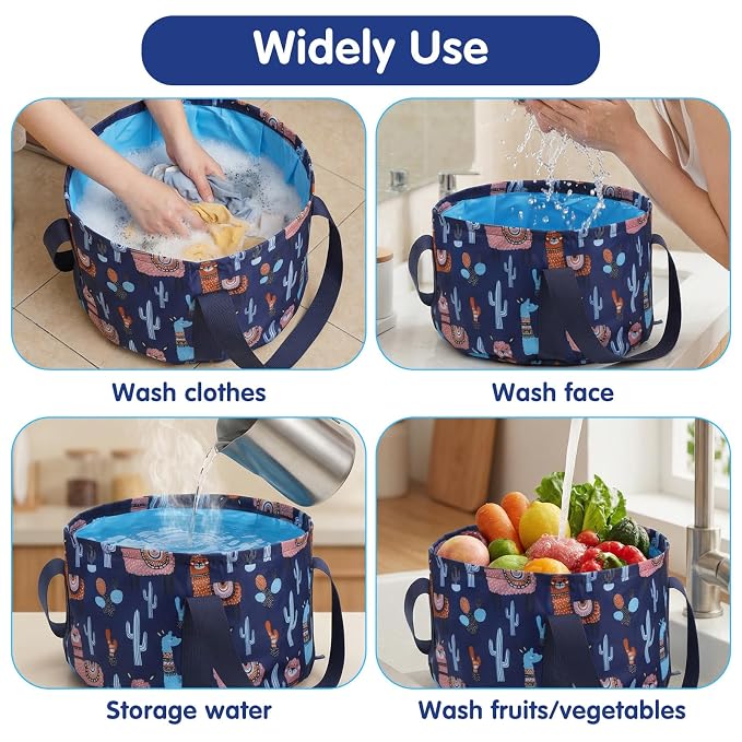 Molain Foldable Bucket for Soaking Feet, Portable Foot Bath Tub Spa Basin - Image 5