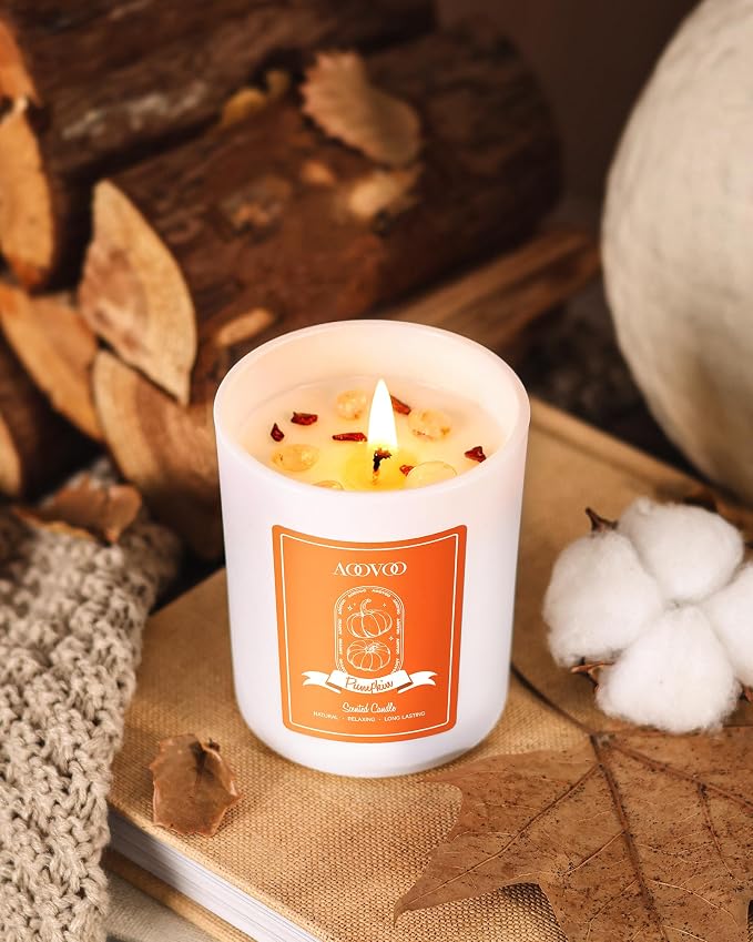 AOOVOO Pumpkin Scented Candles for Women - Image 5