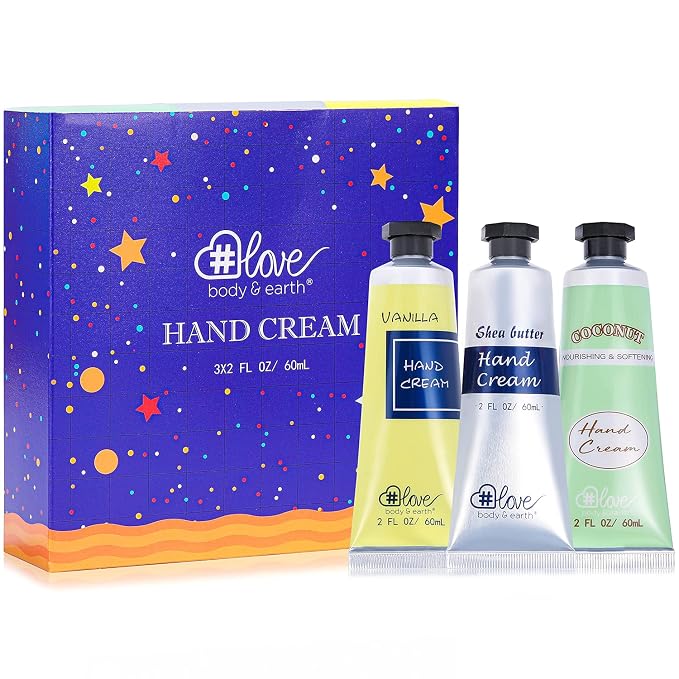 BODY & EARTH # LOVE Hand Cream Gift Set, Mothers Day Gifts by BODYEARTHLOVE