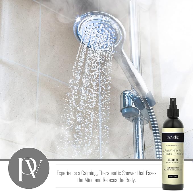 Pavelle Aromatherapy Shower Steamer, 100% Natural Relaxing Essential Oil Spray - Image 6