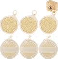 Face Exfoliating Loofah Pads Scrubber, Natural loofa Exfoliator Scrub Pad by DYSFarm