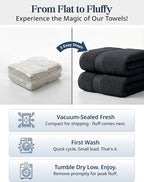 LANE LINEN 100% Cotton Towel Set - Image 3