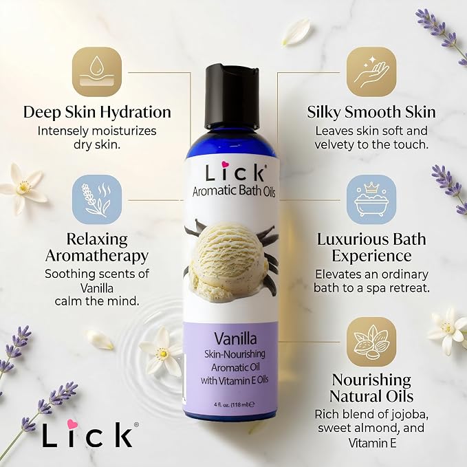 Lick Vanilla Aromatic Bath Oil - Image 2