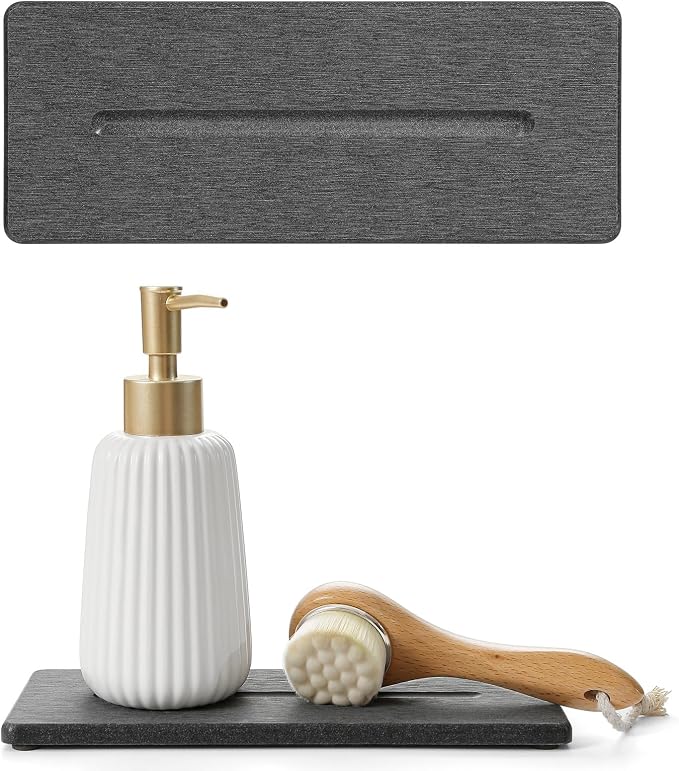 2 Pack Diatomite Stone Sink Tray, Water Absorbing Mat - Image 9