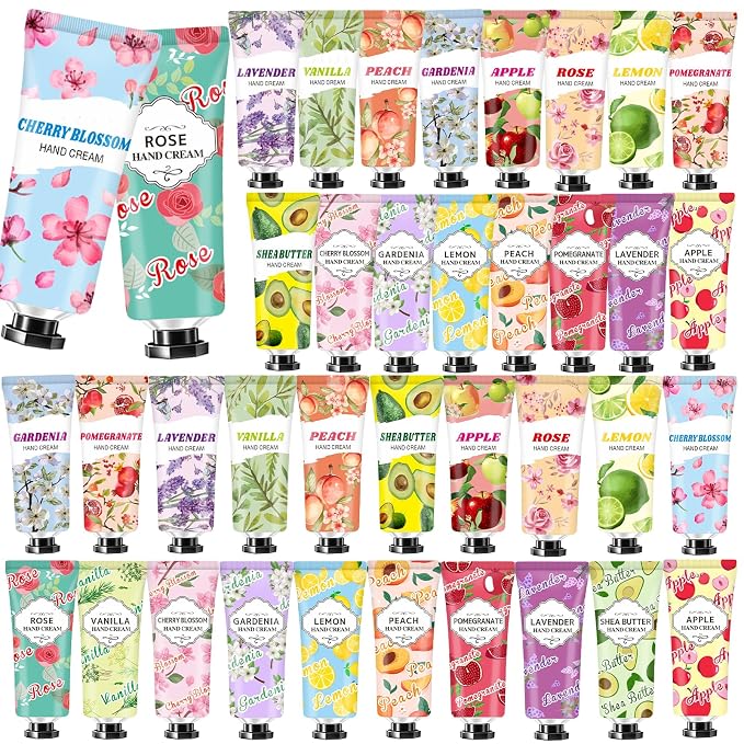 38 Pack Hand Cream Bulk Gifts, Easter Basket Stuffers, Mothers Day Gifts by CLOTHES+OF+SKIN