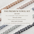 Great Bay Home Clay/White Bath Towel Set - Image 2