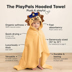 KeaBabies Organic Baby Towel - Image 3