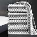 4 Piece Bath Towel Set Oversized Bath Sheet 35"x70" Bathroom Towel Extra Large by MAGGEA