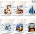 Winter Candle Set | 6 Pack Christmas Scented Candles by Auelife