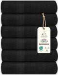 Medium Bath Towels Pack of 6 – 24x48 Inches – Soft, Quick Dry & Highly by ASTILTEXCottonTowels