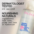 Pacifica Happy Water Hydrating Facial Toner – Vegan Ceramides, Hyaluronic Acid - Image 3