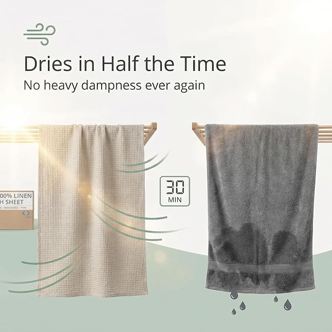 100% Linen Bath Sheet 35x70-inch - Image 3