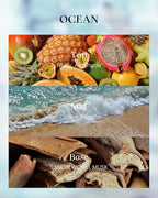 M&SENSE Ocean Scented Candles, Vegan Soy Candles, 8.1oz 42-Hour Slow Burning - Image 3