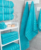 American Soft Linen Luxury 4 Piece Bath Towel Set, 600 GSM 100% Cotton Turkish - Image 2