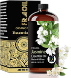 Jasmine Essential Oil, Jasmine Oil 16 Fl Oz 480 ML by FRAOILESSENTIALOIL