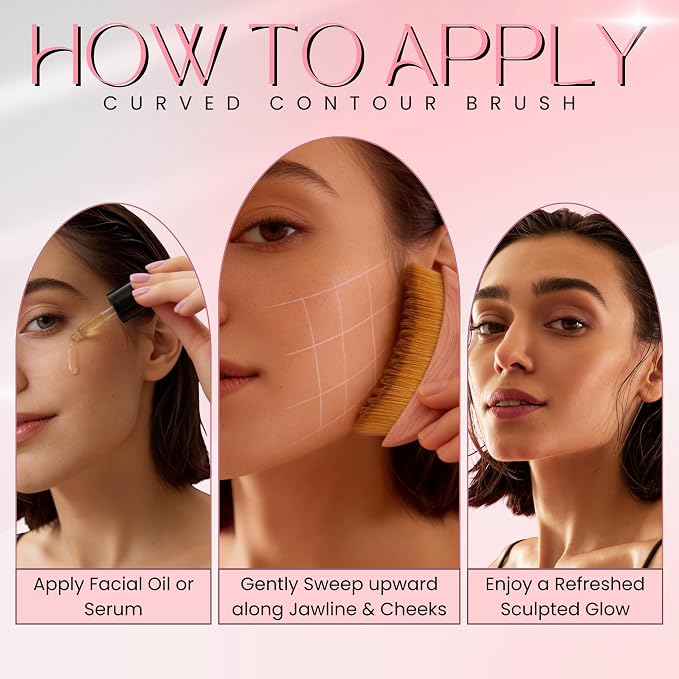 3 in 1 Lymphatic Contour Face Brush – Face Brush - Image 6