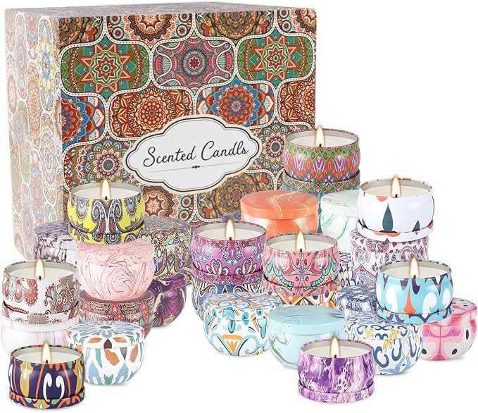 36 Pack Scented Candles Set for Home, Relaxing Stress Relief, Aromatherapy - Image 4