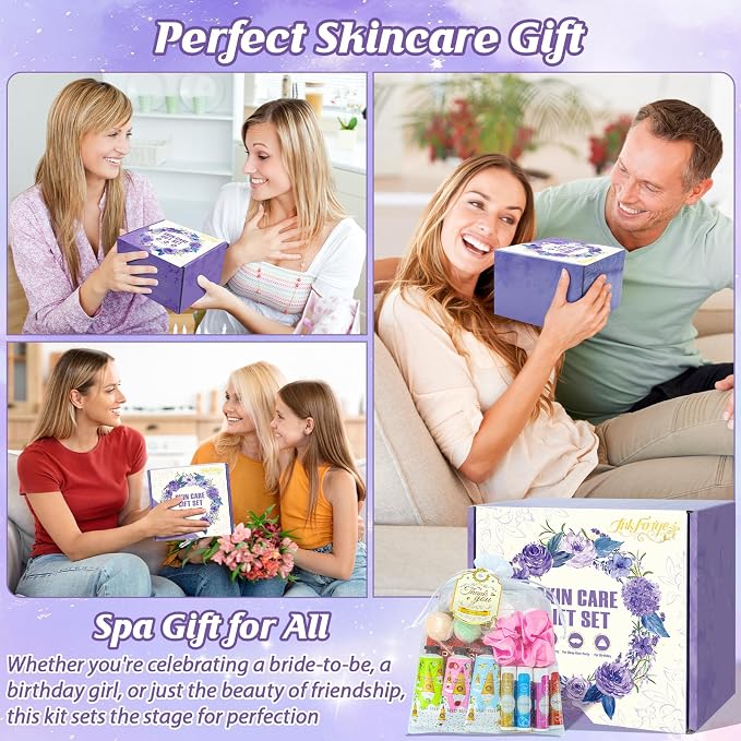 80PCS Spa Party Favors, Include Face Masks, Lip Balm, Hand Cream, Under Eye - Image 7