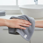 Basic Wash Cloths 12x12 Inches – Pack of 12 – Grey Color – Soft and Absorbent - Image 4