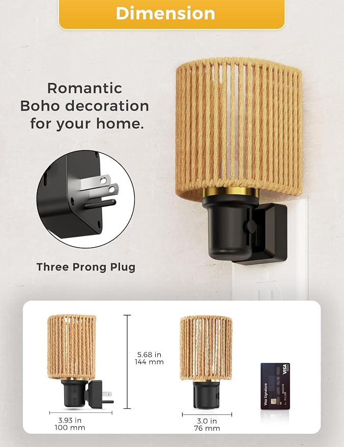L LOHAS LED Night Lights Plug into Wall, Dimmable Night Light - Image 7