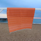 Bersuse Towels Anatolia XL Beach Blanket Throw Blanket Turkish Towel 100% - Image 8
