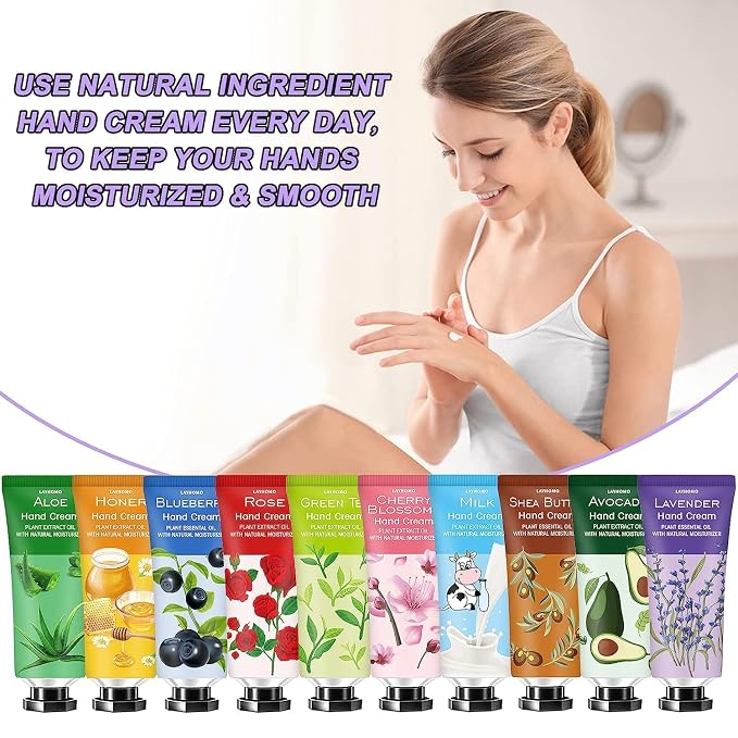 Mothers Day Gifts, 20 Pack Hand Cream Gifts Set, Hand Lotion - Image 6