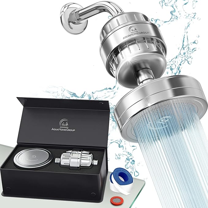 AquaHomeGroup High Pressure Filtered Shower Head by Aquahomegroup