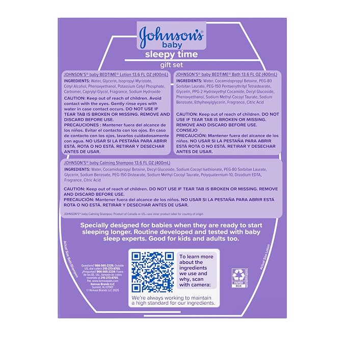 Johnson's Baby Sleepy Time Gift Set - Image 7