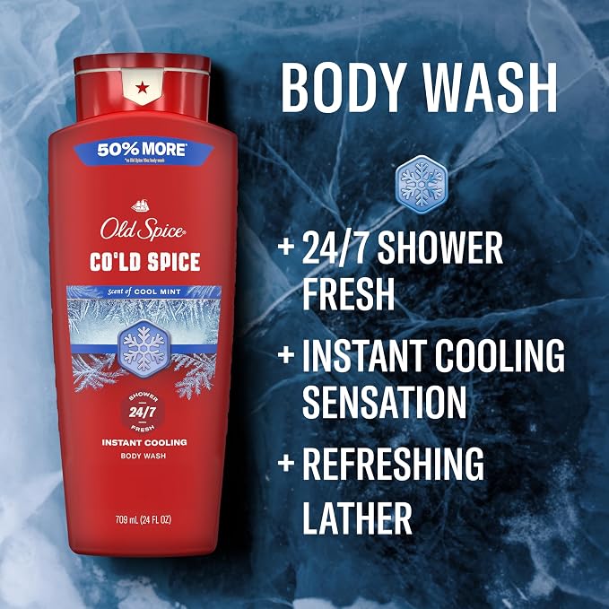 Old Spice Body Wash for Men, 24/7 Shower Fresh & Clean - Image 2