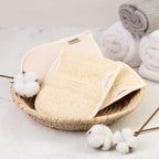 Premium Exfoliating Loofah Gloves – Natural Egyptian Loufa Sponge Body Scrubber - Image 4