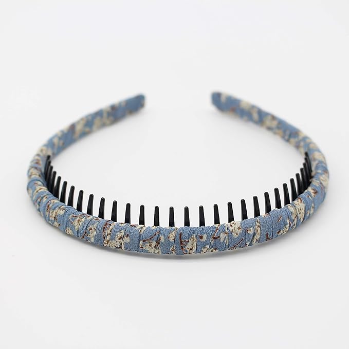 JOBAND Fashion floral teeth Headbands comb Hair Accessories Non-slip Hair bands - Image 6