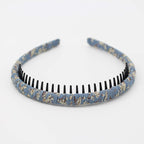 JOBAND Fashion floral teeth Headbands comb Hair Accessories Non-slip Hair bands - Image 6