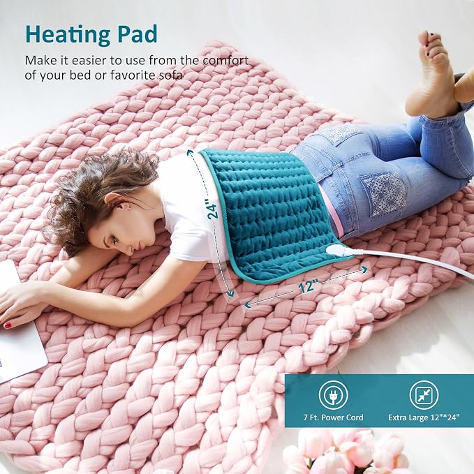 Heating pad for Back/Shoulder/Neck/Leg Pain Relief, Heating Pads for Period - Image 6
