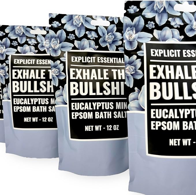 Explicit Essentials Eucalyptus Mint Epsom Bath Salts, Relaxing Aromatherapy - Image 6